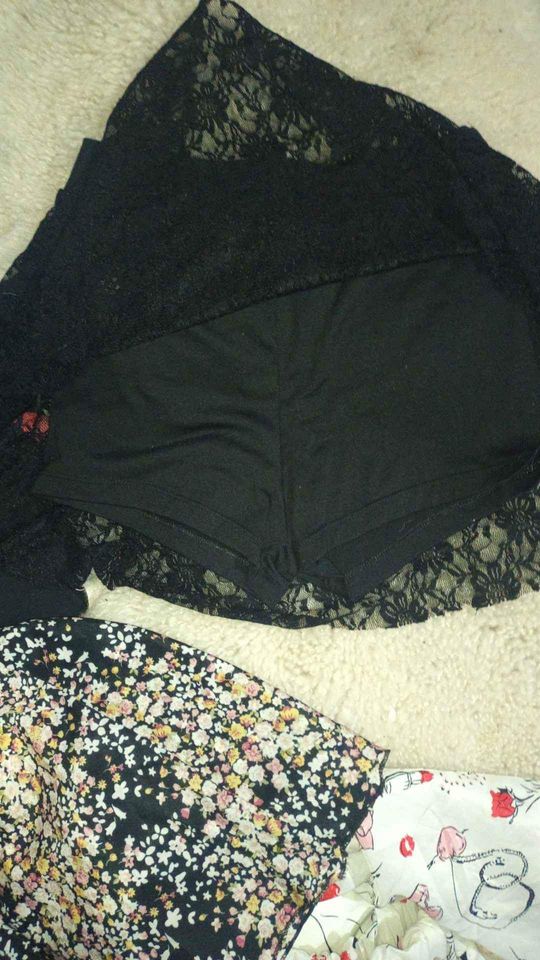 Polleras shorts cortas talle S-M