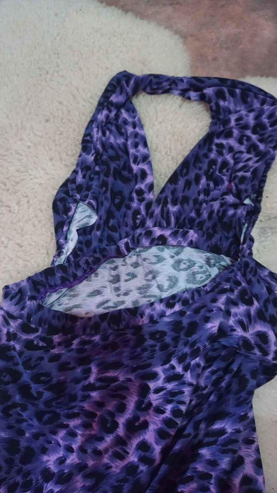  Vestido animal print talle S M