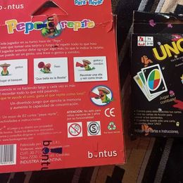 Juegos de cartas UNO (solo queda el negro)