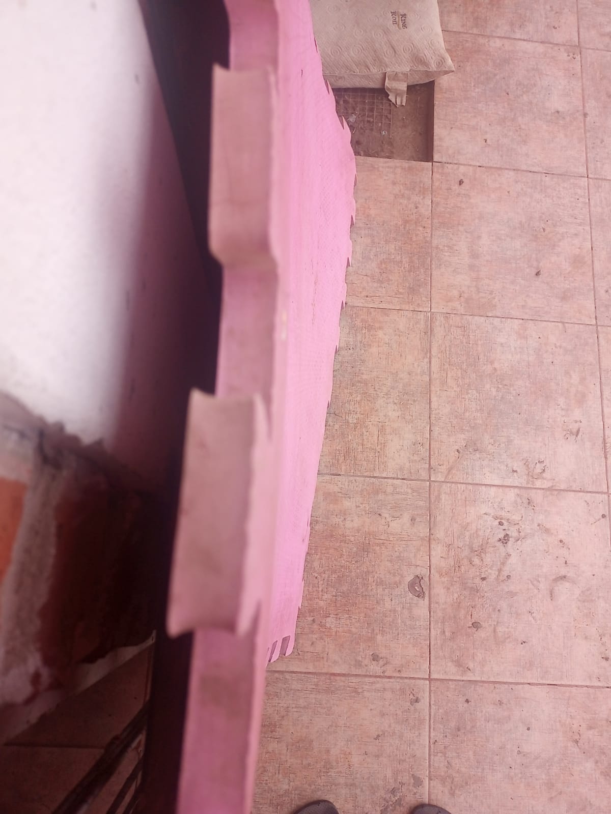 1 Cuadrado de goma eva encastrable 1Mx 1M y 2cm de ancho