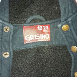 Campera grisimo 18 a 24 m con borreguito