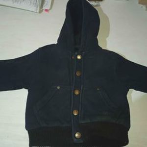 Campera grisimo 18 a 24 m con borreguito