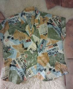 Camisa retro dama talle M