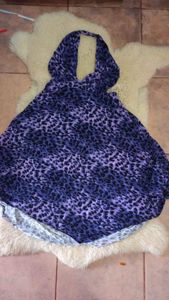  Vestido animal print talle S M